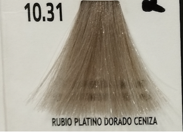 TINTE HAIR COLOR CREAM 10.31 RUBIO PLATINO DORADO CENIZA KEEN STROK