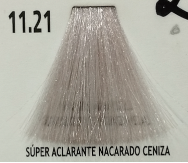 TINTE HAIR COLOR CREAM 11.21 SUPER ACLARANTE NACARADO CENIZA KEEN STROK