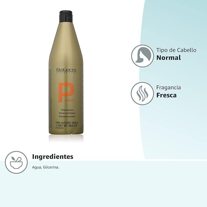 CHAMPU PROTEINAS  SALERM 1000 ML