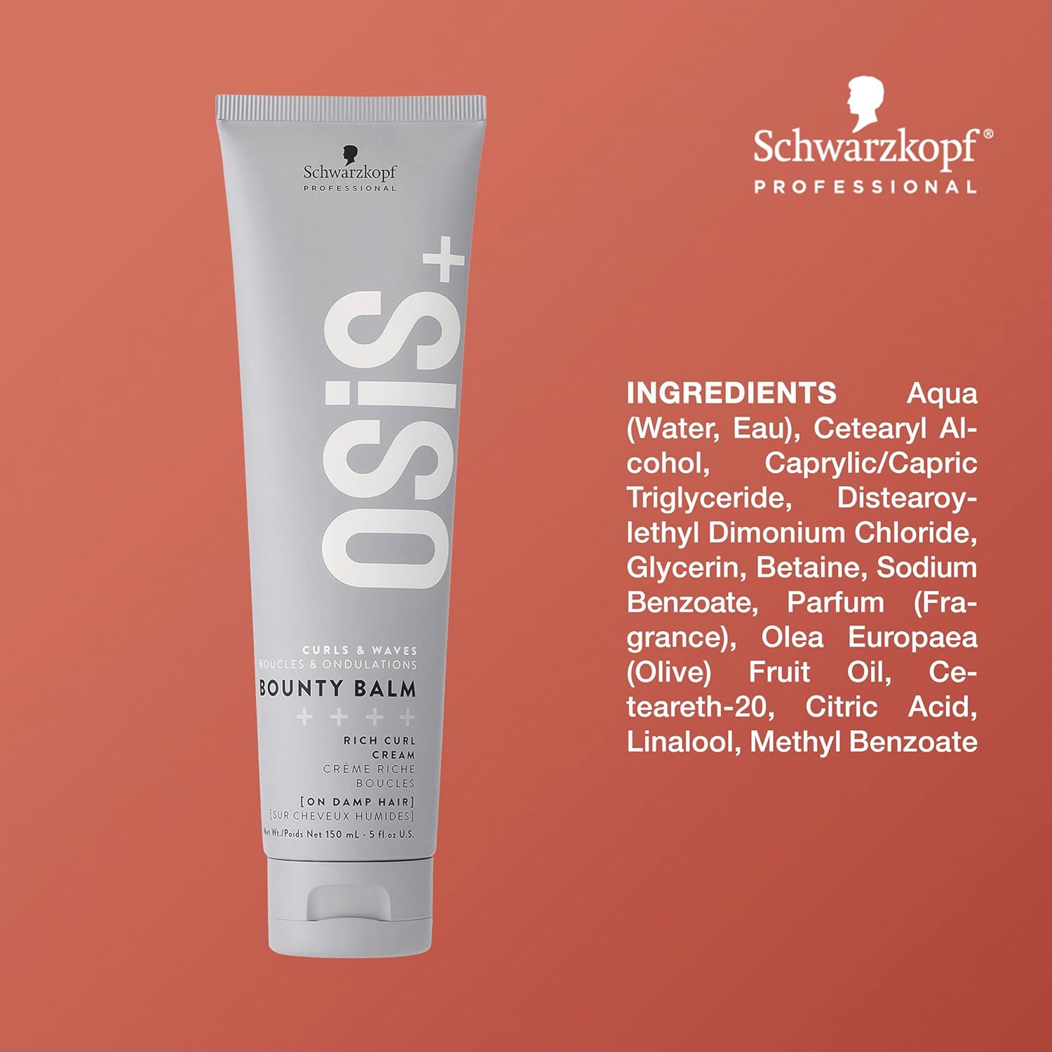 SCHWARZKOPF OSIS+ BOUNTY BALM CREMA ENRIQUECIDA PARA EL RIZO - 150ML