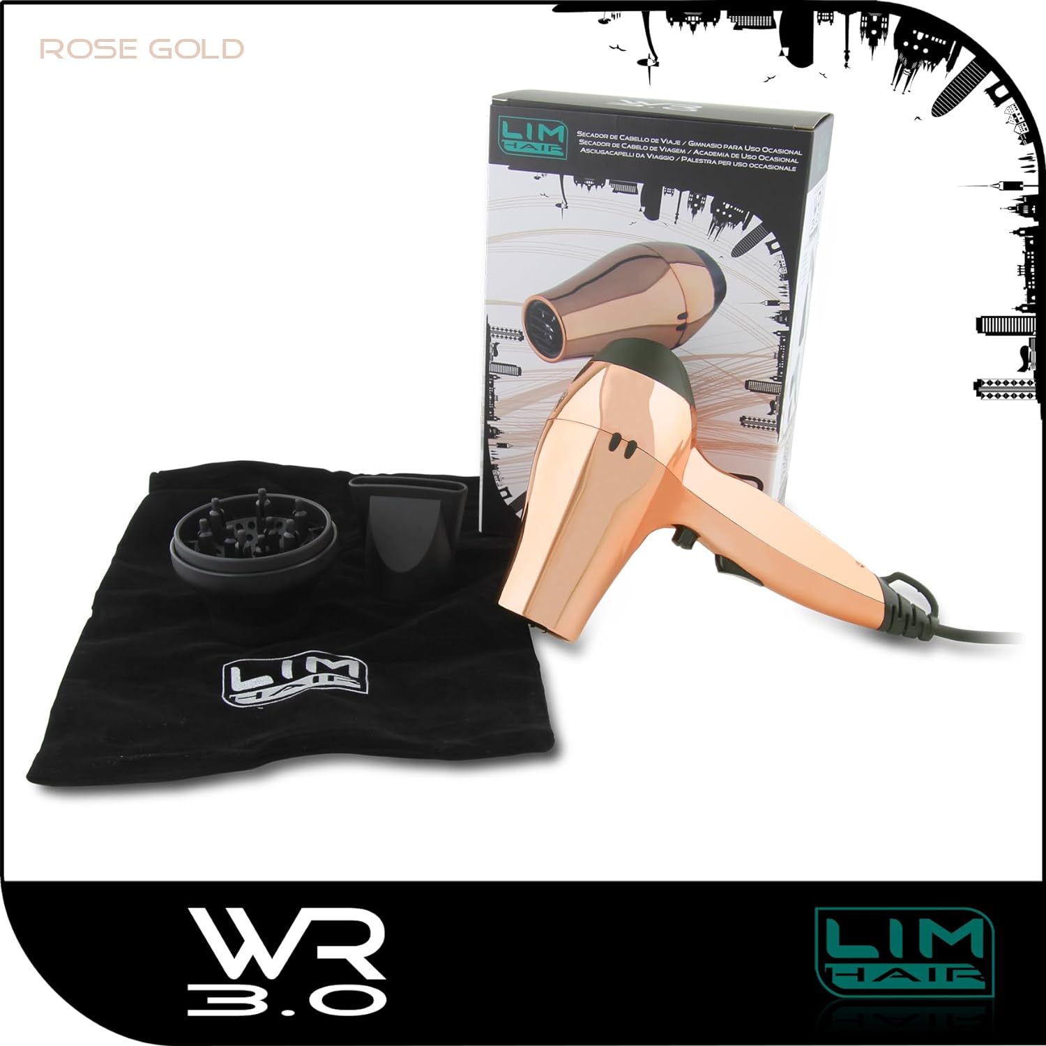 SECADOR LIM HAIR WR 3.0 ROSEGOLD