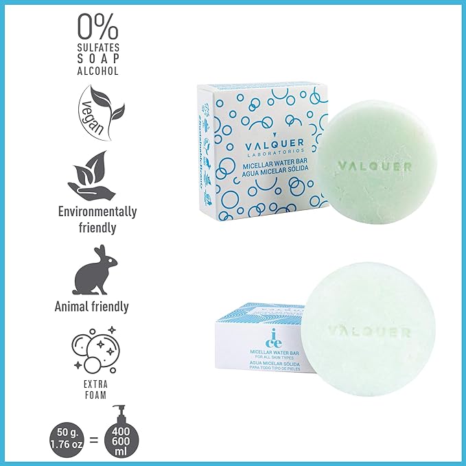 VALQUER AGUA MICELAR SOLIDA - 50G