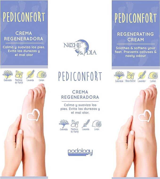 PEDICONFORT CREMA REGENERADORA. NOCHE Y DIA. 250ML