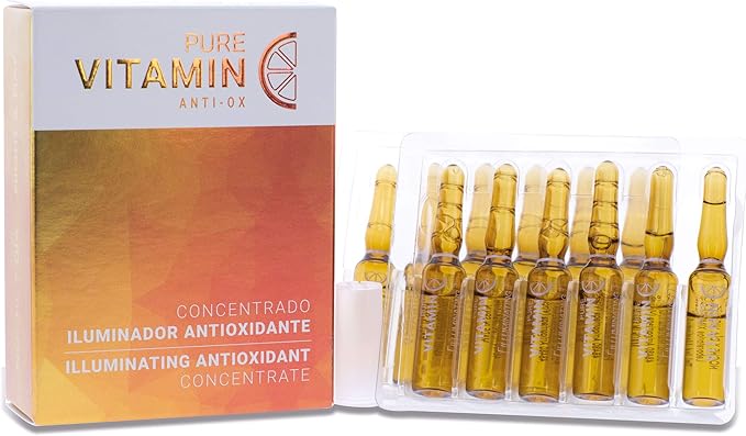 CONCENTRADO ILUMINADOR ANTIOXIDANTE. AMPOLLAS VITAMINA C 12*2 ML. NOCHE Y DIA