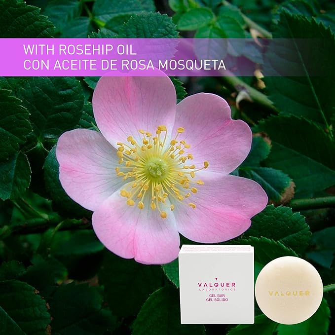 VALQUER GEL SÓLIDO PARA PIELES ATÓPICAS CON ROSA MOSQUETA