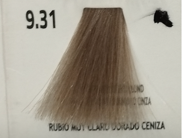 TINTE HAIR COLOR CREAM 9.31 RUBIO MUY CLARO DORADO CENIZA KEEN STROK