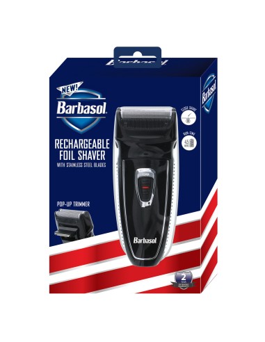 AFEITADORA DE LÁMINAS RECARGABLE BARBASOL.ASUER